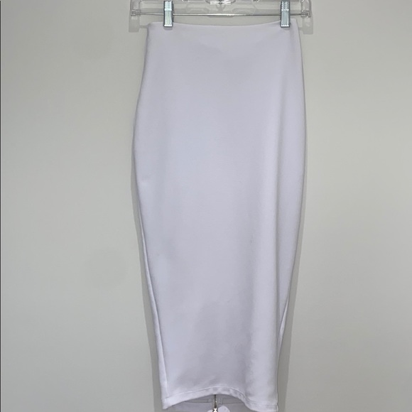 $159 Nookie Seymour Pencil Skirt in White Sz S - Picture 5 of 8